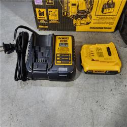 HOUSTON LOCATION - AS-IS DEWALT ATOMIC 20V MAX Lithium Ion Cordless 23 Gauge Pin Nailer Kit with 2.0Ah Battery and Charger