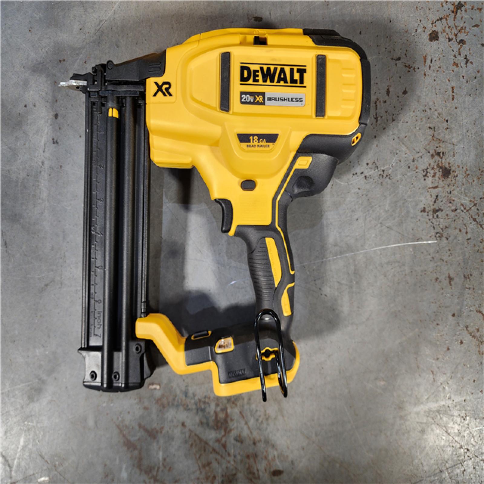 HOUSTON LOCATION - AS-IS DeWalt 20V MAX XR Lithium-Ion Electric Cordless 18-Gauge Brad Nailer (Tool Only)