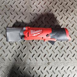 HOUSTON LOCATION - AS-IS Milwaukee 2564-20 M12 FUEL 12-Volt Lithium-Ion Brushless Cordless 3/8 in. Right Angle Impact Wrench (TOOL ONLY)