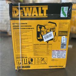 DALLAS LOCATION - DEWALT 4000-Watt Manual Start Gas-Powered Portable Generator with Premium Engine, Covered Outlets and CO Protect