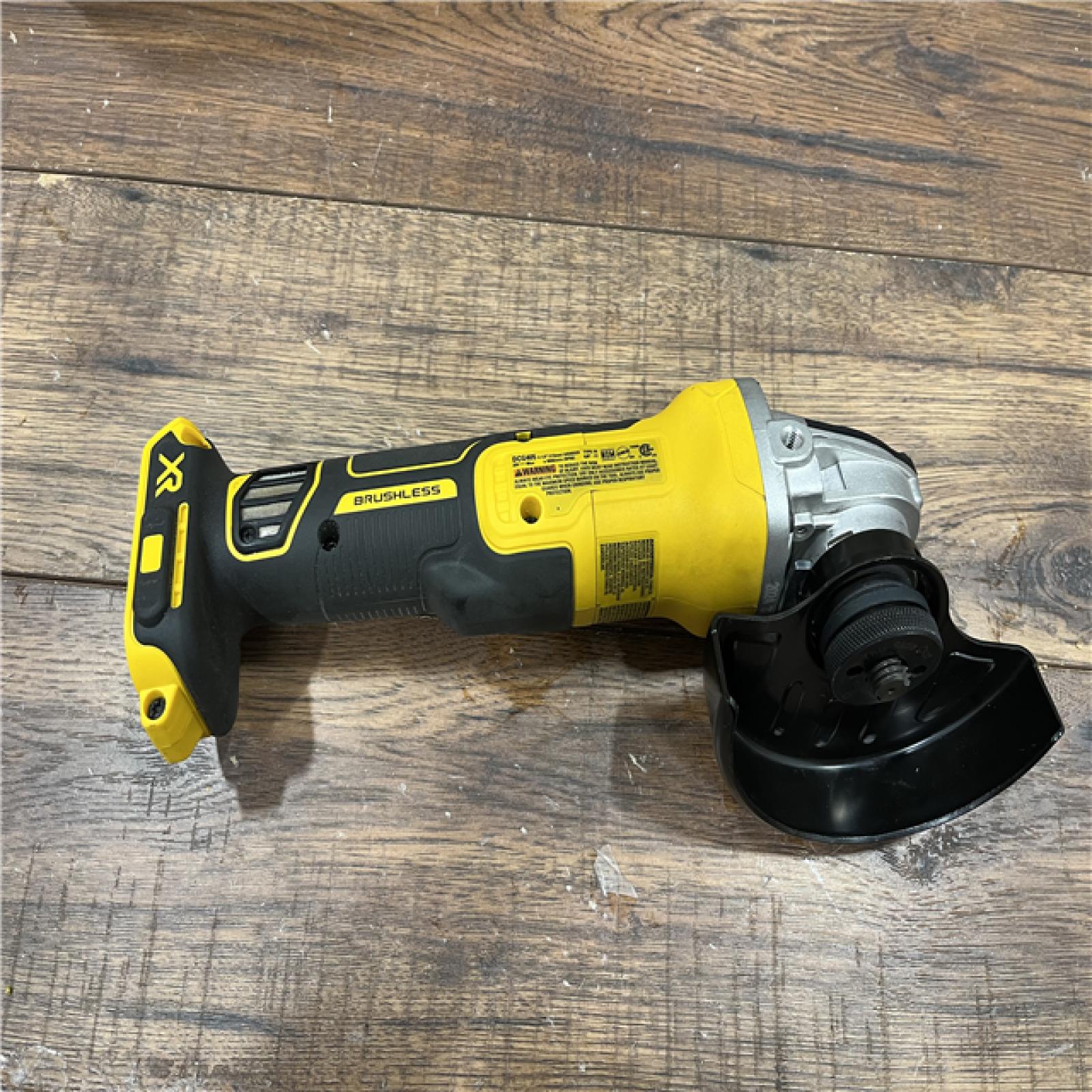 AS-IS DeWalt DCG405B 20V Max XR 4.5-Inch Slide Switch Small Angle Grinder (Tool Only)