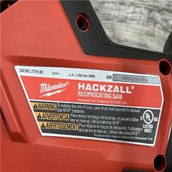 AS-IS MILWAUKEE M18 FUEL 18V Lithium-Ion Brushless Cordless HACKZALL Reciprocating Saw (Tool-Only)