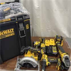 AS-ISDewalt 20-Volt MAX ToughSystem Lithium-Ion 6-Tool Cordless Combo Kit