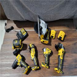 CALIFORNIA NEW DEWALT BRUSHLESS 6-TOOL COMBO KIT WITH TOUGHSYSTEM 2.0 (2 BATTERIES AND CHARGER INCLUDED)