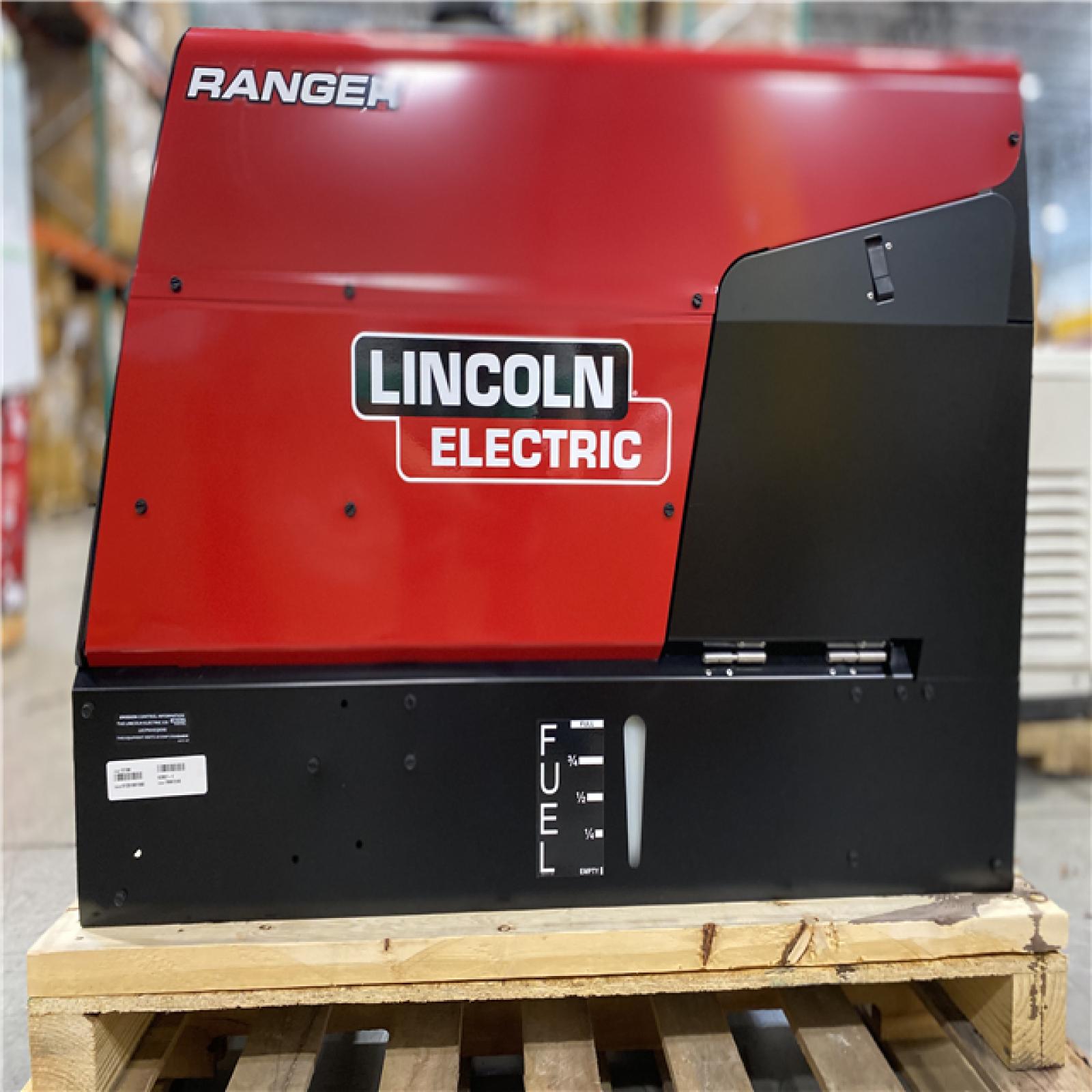 DALLAS LOCATION - Lincoln Electric 225 Amp Ranger 225 Gas Engine Driven DC Multi-Process Welder, 10.5 kW Peak Generator (Kohler)