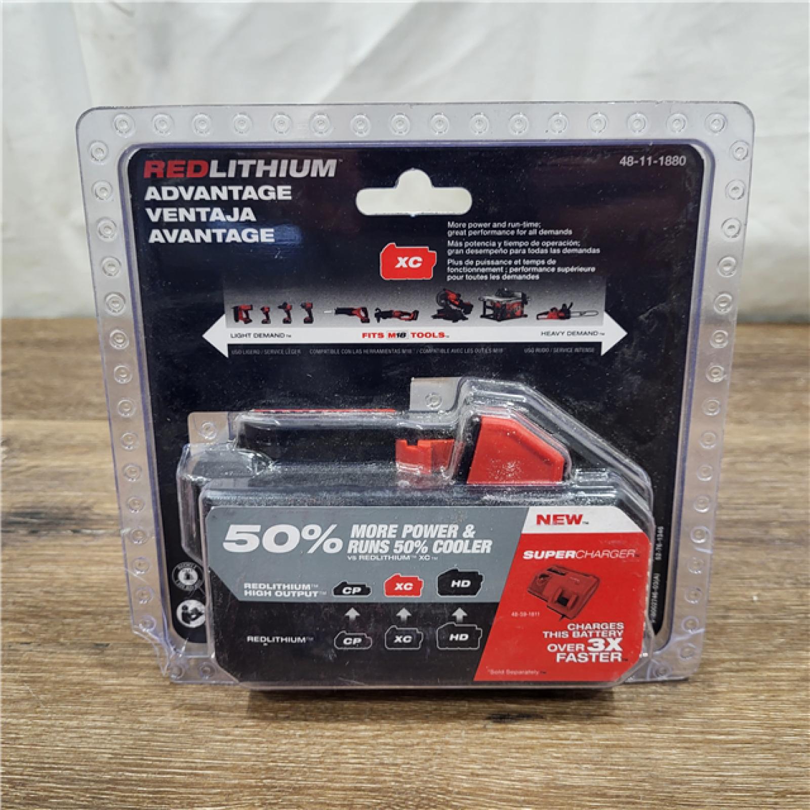 NEW! Milwaukee M18 18-Volt Lithium-Ion HIGH OUTPUT XC 8.0Ah Battery ( 2 UNITS )