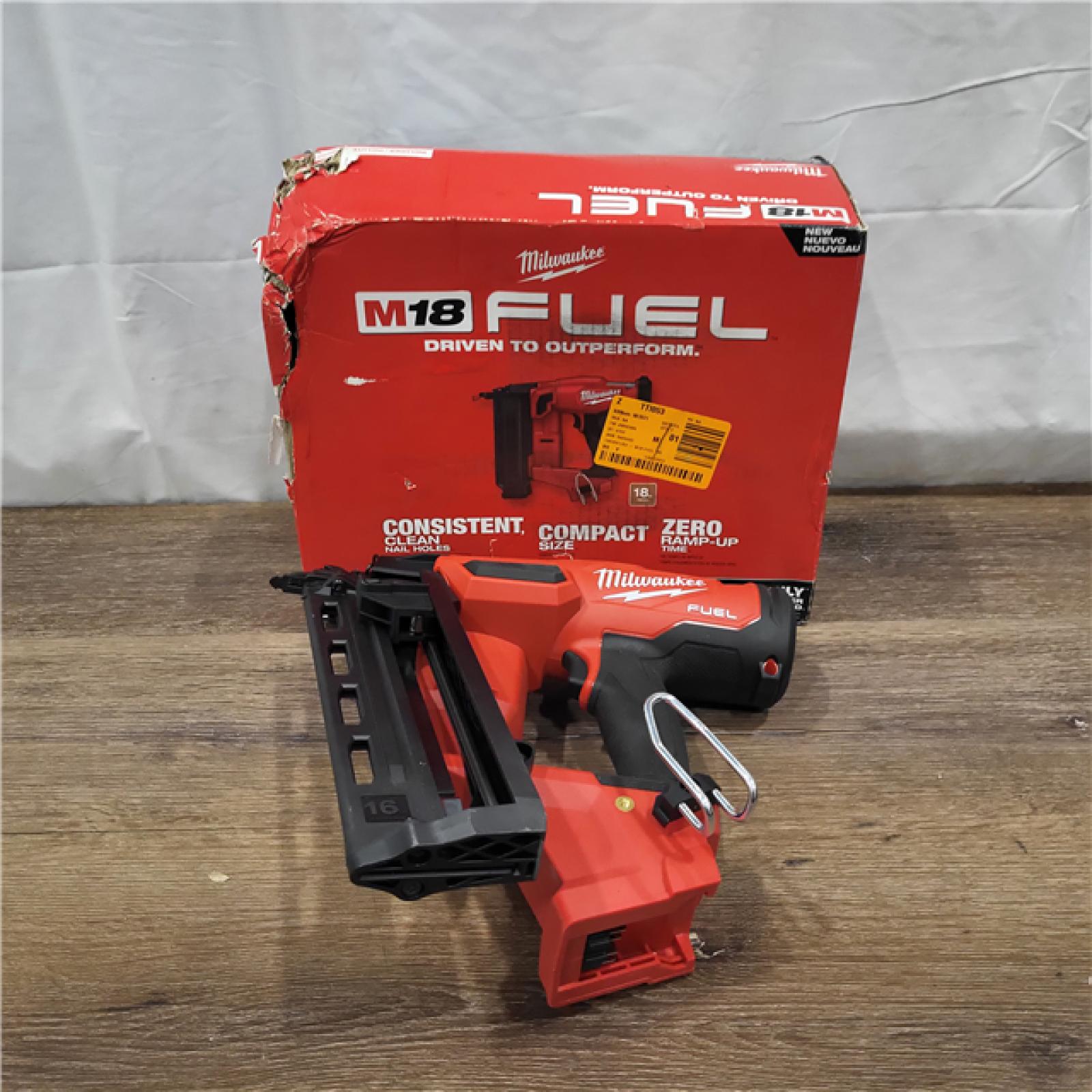 AS-IS Milwaukee 2841-20 18V Cordless Gen II 16 Gauge Angled Finish Nailer (Tool Only)