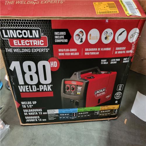 CALIFORNIA AS-IS LINCOLN ELECTRIC 180 WELD-PAK