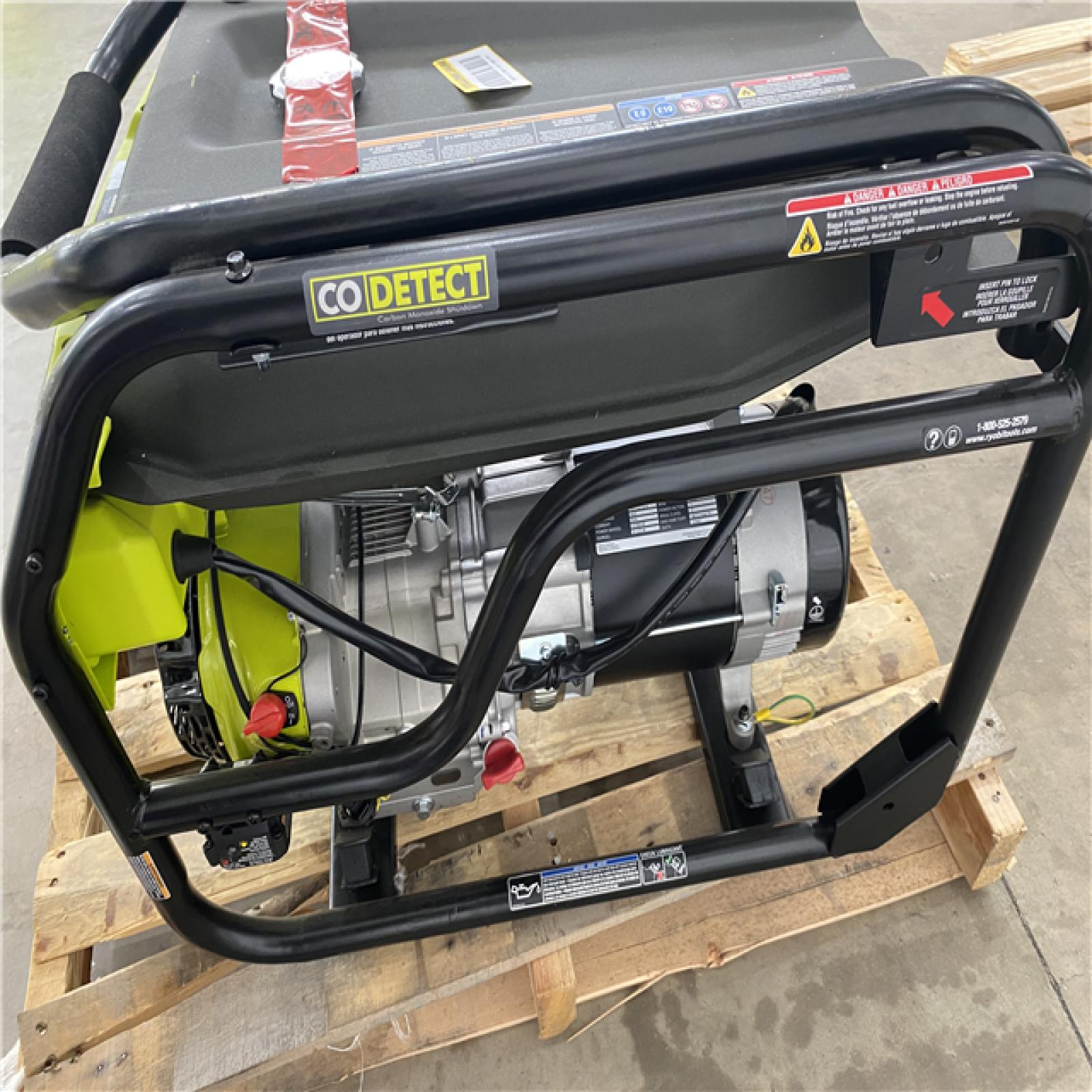 Houston Location - AS-IS Ryobi Easy Start 6,500 Running Watts 8,125 Starting Watts Generator