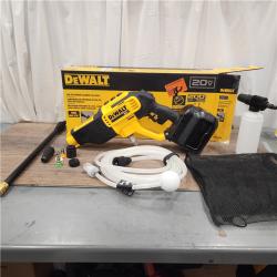 AS IS Dewalt 20V 550 PSI  1 GPM Cordless Power Cleaner W/ 4 Nozzles Tool-Only DCPW550B