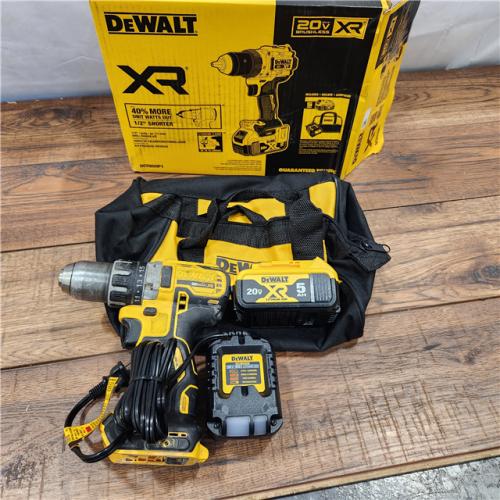 AS-IS DEWALT 20V MAX XR Brushless Cordless 1/2 Drill/Driver Kit