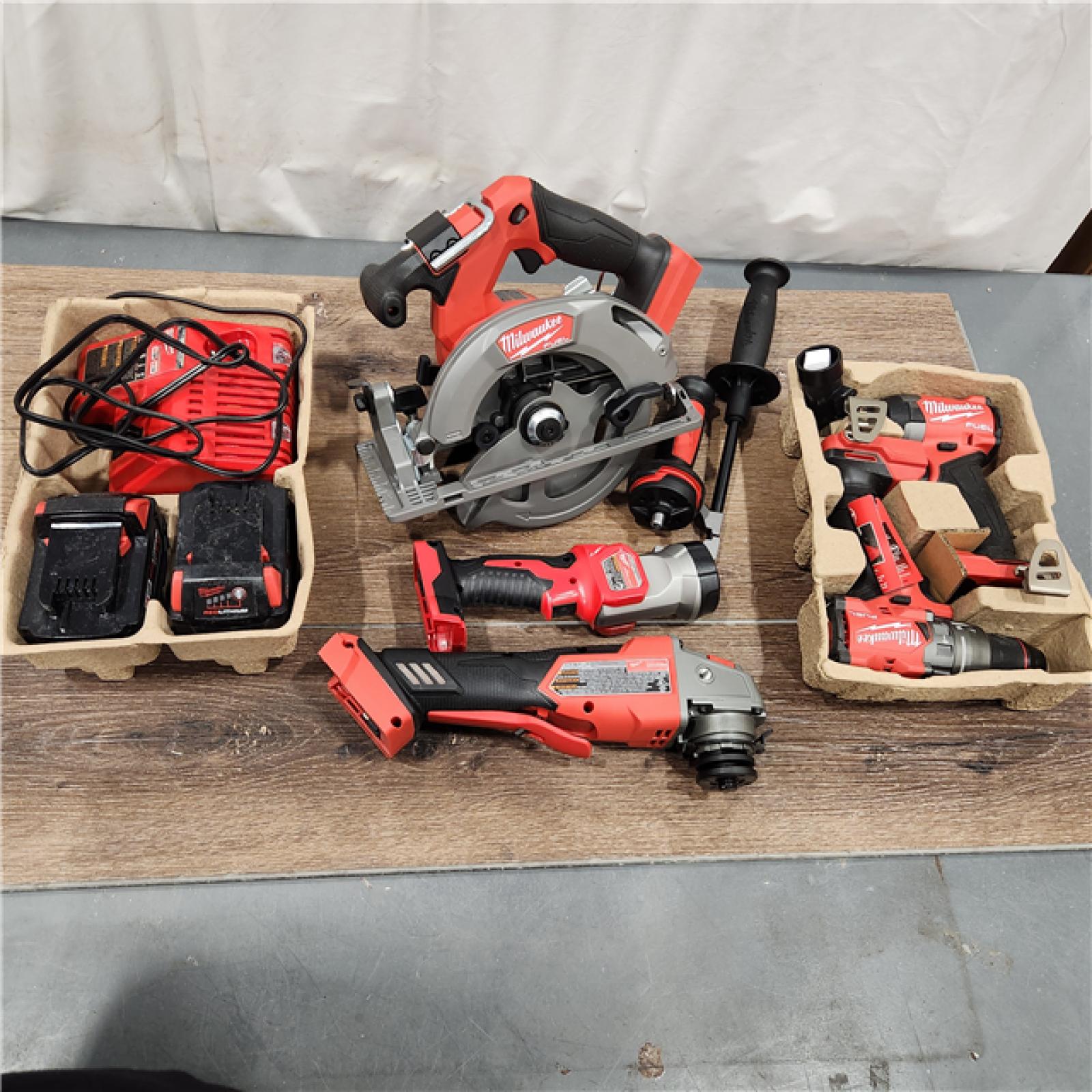 AS-IS Milwaukee  M18 FUEL 5-TOOL COMBO KIT