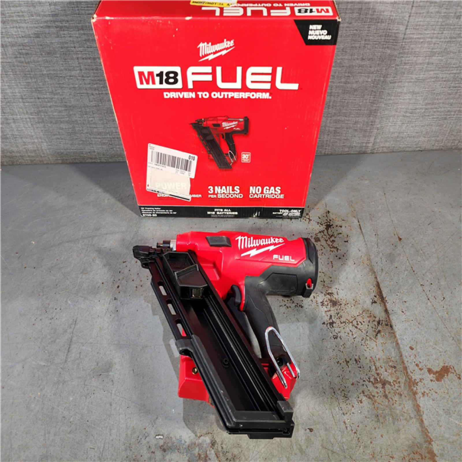 HOUSTON LOCATION - AS-IS M18 FUEL 3-1/2 in. 18-Volt 30-Degree Lithium-Ion Brushless Cordless Framing Nailer (Tool-Only)