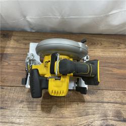 AS-IS DEWALT 20V MAX Cordless Brushless 7-1/4 in. Sidewinder Style Circular Saw w/ FLEXVOLT ADVANTAGE (Tool Only)