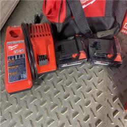 HOUSTON LOCATION - AS-IS Milwaukee M18 18V Cordless Brushed 2 Tool Drill/Driver and Impact Driver Kit