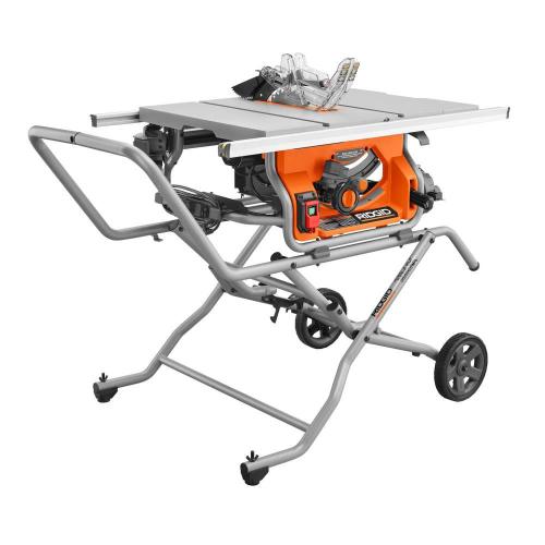 NEW! 15 Amp 10 in. Portable Corded Pro Jobsite Table Saw with Stand