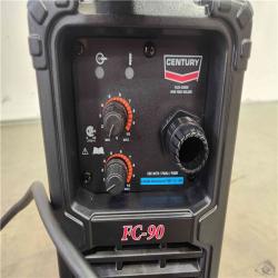 Phoenix Location Appears NEW Century 90 Amp FC90 Flux Core Wire Feed Welder and Gun, 120V