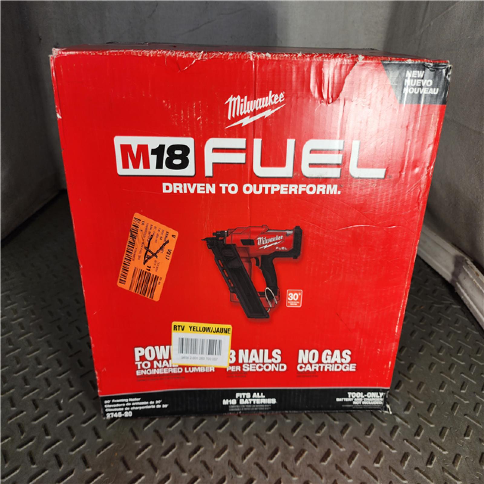 HOUSTON LOCATION - AS-IS M18 FUEL 3-1/2 in. 18-Volt 30-Degree Lithium-Ion Brushless Cordless Framing Nailer (Tool-Only)