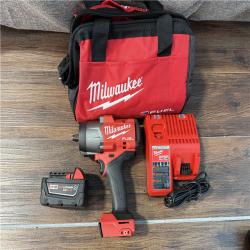 California AS-IS Milwaukee 1/2 High Torque Impact Wrench, includes (1) Battery, Charger and Bag