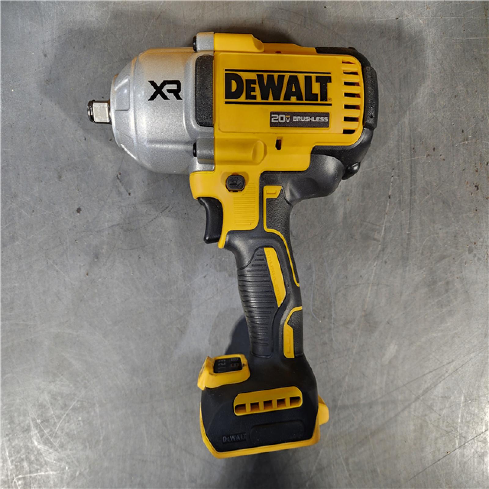 HOUSTON LOCATION - AS-IS DEWALT 20V MAX XR Lithium-Ion Cordless 1/2 High Torque Hog Ring Anvil Impact Wrench (Tool Only)