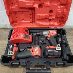 AS-IS M18 FUEL 18V Lithium-Ion Brushless Cordless Hammer Drill and Impact Driver Combo Kit (2-Tool) with 2 Batteries