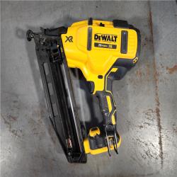 HOUSTON LOCATION - AS-IS DeWalt DCN660D1 20V 16 Gauge Cordless Angled Finish Nailer Kit W/ 2Ah Battery