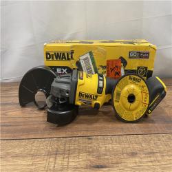 AS-IS DeWalt 60V MAX FLEXVOLT Cordless Brushless 4.5 in. Small Angle Grinder with Kickback Brake (Tool Only)