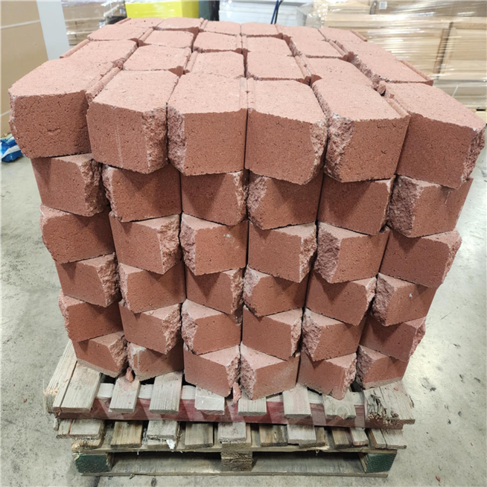 Phoenix Location Pavestone 4 in. x 11.75 in. x 6.75 in. River Red Concrete Retaining Wall Block 144 Brick Pallet