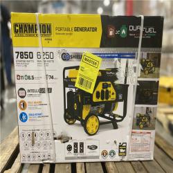 DALLAS LOCATION - Champion Power Equipment 7850/6250-Watt Gasoline and Propane Powered Dual Fuel Portable Generator with CO Shield