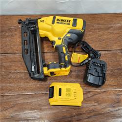 AS-IS DeWalt DCN660D1 20V 16 Gauge Cordless Angled Finish Nailer Kit W/ 2Ah Battery