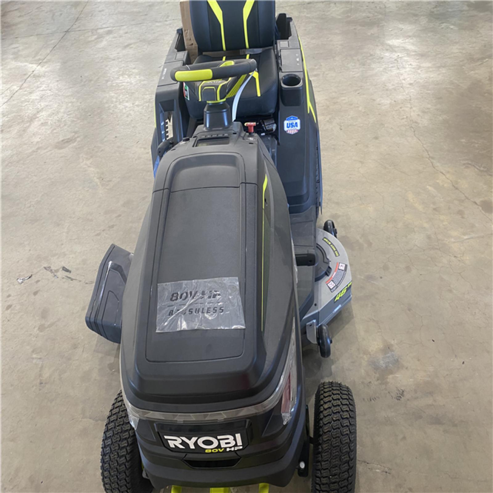 Houston Location AS-IS - Ryobi 80vp HP Brushless Riding Mower