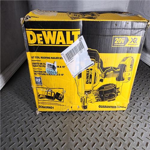 HOUSTON LOCATION - AS-IS DEWALT 2007898 Roofing Nailer Cordless