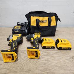 Phoenix Location DEWALT ATOMIC 20-Volt MAX Lithium-Ion Cordless Combo Kit (2-Tool) with (2) 2.0Ah Batteries, Charger and Bag