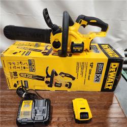 AS-IS DEWALT 20V MAX 12in. Brushless Cordless Battery Powered Chainsaw (Tool Only)