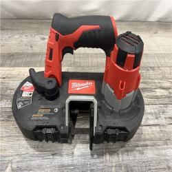 AS-IS MILWAUKEE M12 12V Lithium-Ion Cordless Sub-Compact Band Saw (Tool-Only)