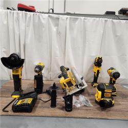 AS IS Dewalt 20-Volt MAX ToughSystem Lithium-Ion 6-Tool Cordless Combo Kit