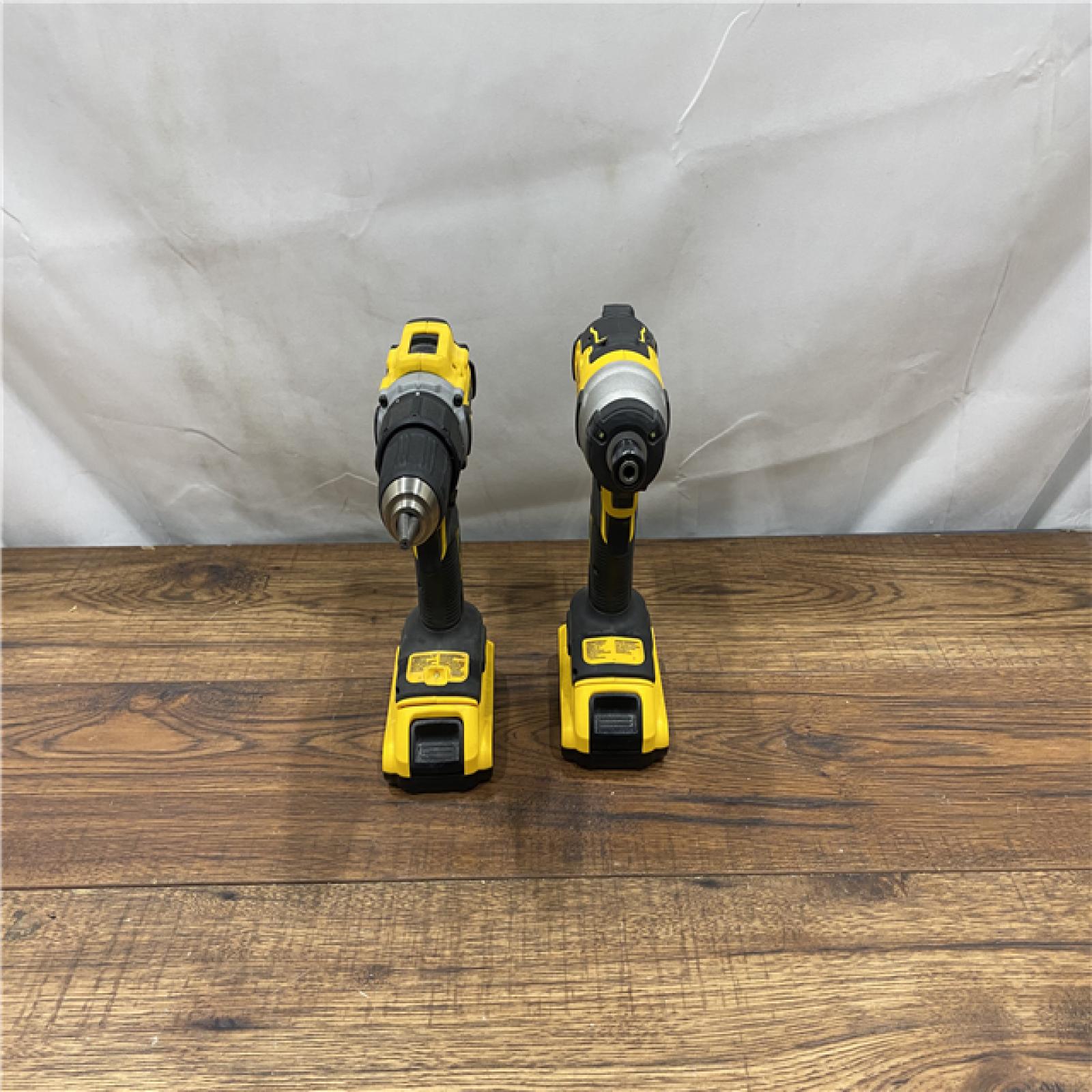 AS IS Dewalt DCK225D2 20V MAX ATOMIC Brushless Compact Lithium-Ion 1/2 in. Cordless Drill Driver and 1/4 in. Impact Driver Combo Kit with 2 Batteries 2 Ah