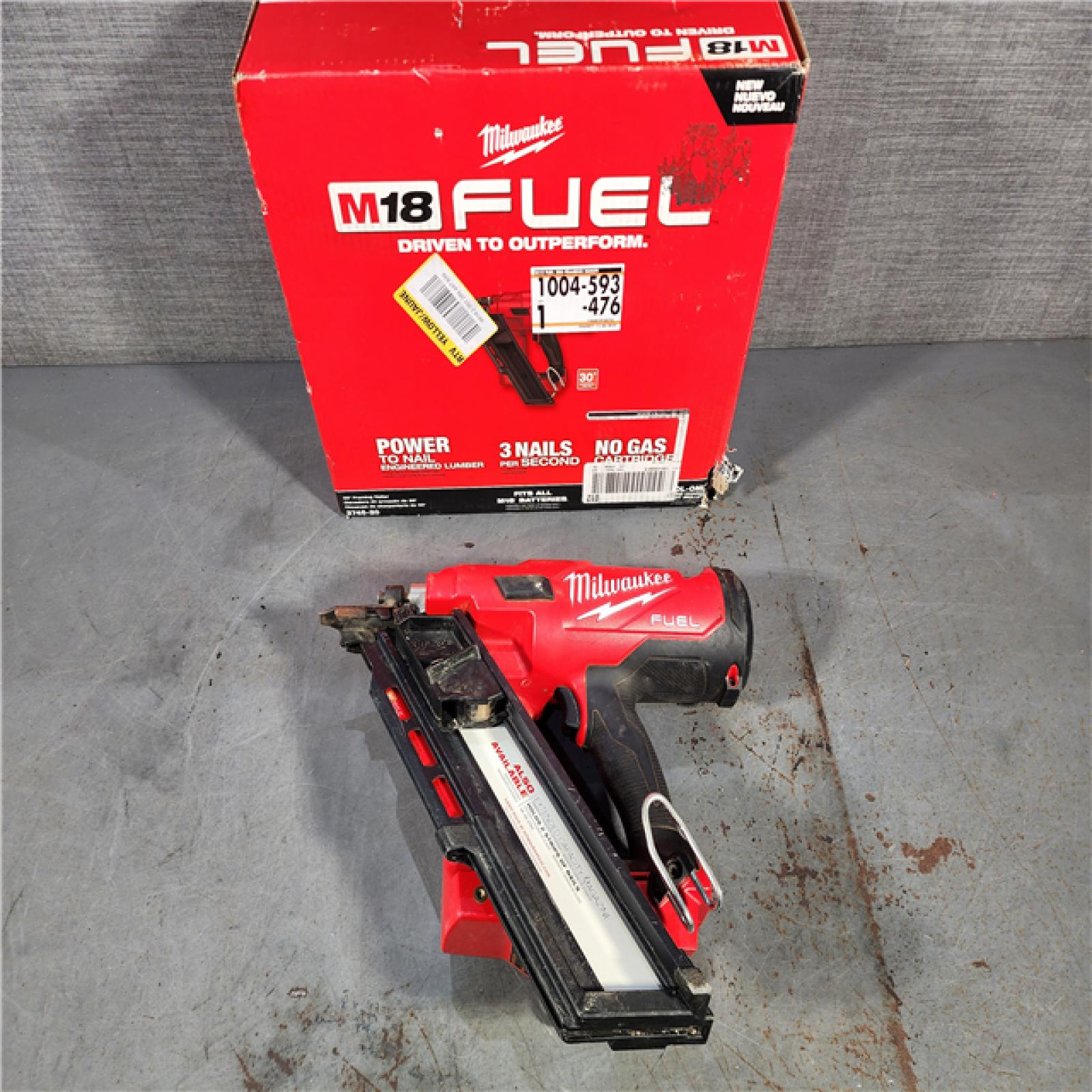 HOUSTON LOCATION - AS-IS M18 FUEL 3-1/2 in. 18-Volt 30-Degree Lithium-Ion Brushless Cordless Framing Nailer (Tool-Only)