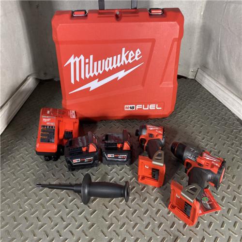 HOUSTON LOCATION - AS-IF M18 FUEL 18V Lithium-Ion Brushless Cordless Hammer Drill and Impact Driver Combo Kit (2-Tool) with 2 Batteries