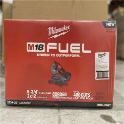 DALLAS LOCATION -Milwaukee M18 FUEL 18V Lithium-Ion Brushless Cordless 10 in. Dual Bevel Sliding Compound Miter Saw (Tool-Only