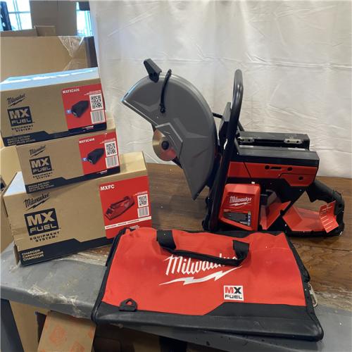 AS-ISMilwaukee MX FUEL 14 Cut-Off Saw Kit with 2 Batteries