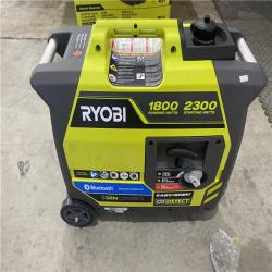 Houston location AS-IS RYOBI Generador Inversor De 2300 Watts Con Bluetooth Y Onda Sinusoidal Pura