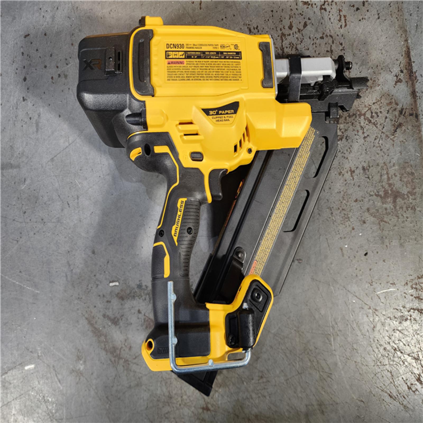 HOUSTON LOCATION - AS-IS DEWALT 20-Volt 30Â° Cordless Framing Nailer (Tool-Only)