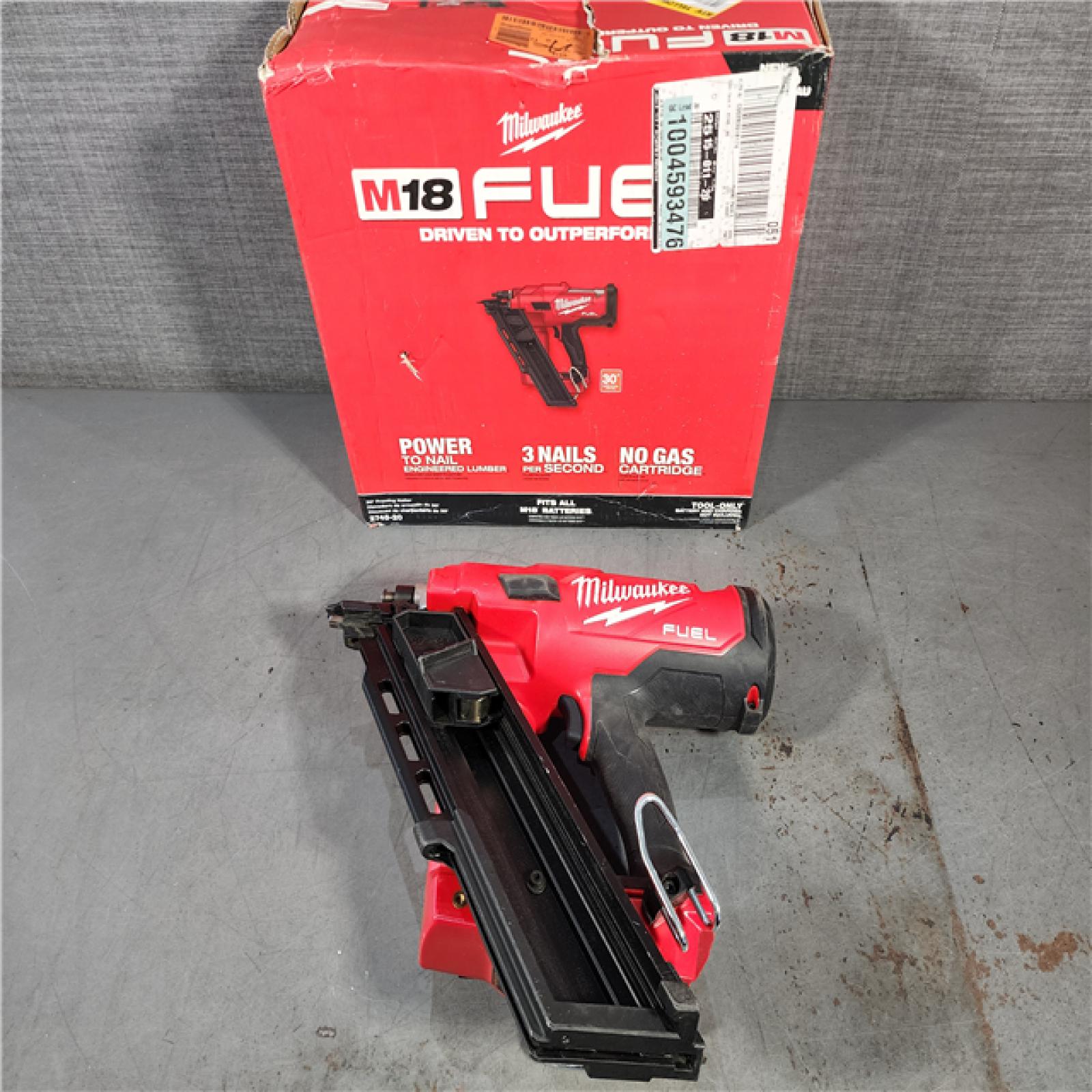 HOUSTON LOCATION - AS-IS M18 FUEL 3-1/2 in. 18-Volt 30-Degree Lithium-Ion Brushless Cordless Framing Nailer (Tool-Only)