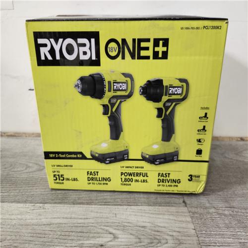 Phoenix Location RYOBI ONE+ 18V Cordless 2-Tool Combo Kit with Drill/Driver, Impact Driver, (2) 1.5 Ah Batteries, and Charger