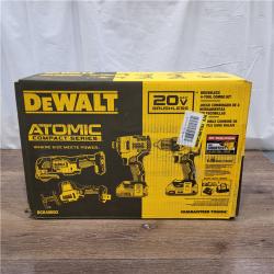 AS-IS DeWalt 20V MAX ATOMIC Cordless Brushless 4 Tool Combo Kit