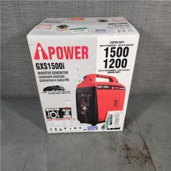 HOUSTON LOCATION - AS-IS (APPEARS LIKE NEW) 1500-Watt Recoil Start Gasoline Powered Ultra-Light Inverter Generator with 60cc OHV Engine and CO Sensor Shutdown