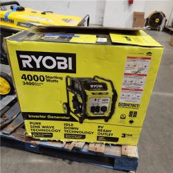 Dallas Location - As-Is Ryobi 4000-Watt Inverter Generator