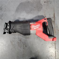 HOUSTON LOCATION - AS-IS Milwaukee M18 Fuel 18V Brushless Super Sawzall Reciprocating Saw 2722-20 (Bare Tool)