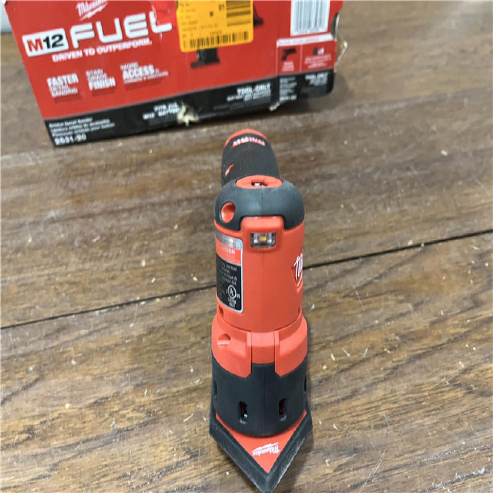 AS-IS Milwaukee M12 FUEL Orbital Detail Sander